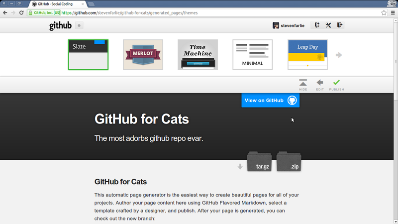 GitHub Pages themes 1